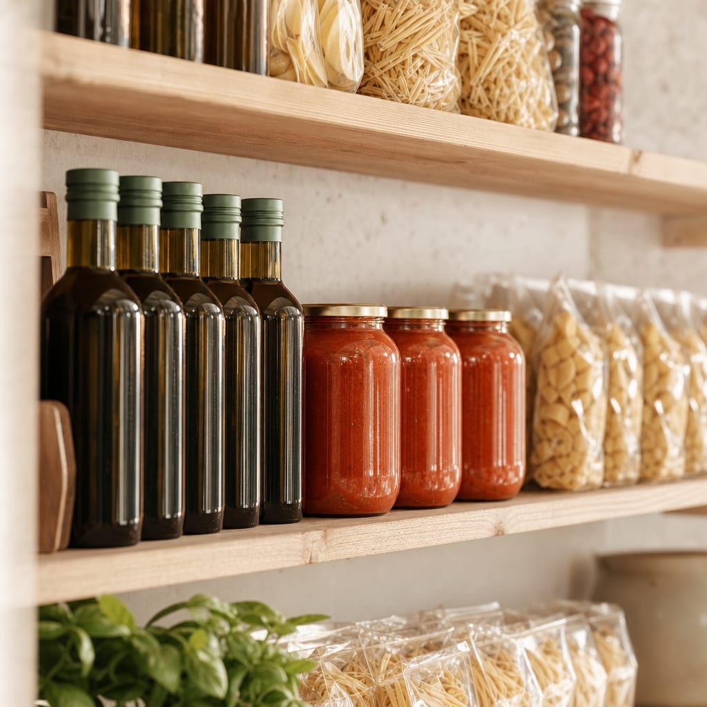 Rayon d'épicerie italienne